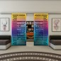 Glasschiebetür SLIM-LINE - Fineprint Modell 153 Verlauf auf Grauglas Glasschiebetür SLIM-LINE - Fineprint Modell 153 Verlauf auf Grauglas