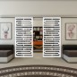 Glasschiebetür SLIM-LINE - Fineprint Modell 153 Weiss auf Grauglas