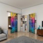 Glasschiebetür SLIM-LINE - Fineprint Modell 169 Verlauf auf Grauglas Glasschiebetür SLIM-LINE - Fineprint Modell 169 Verlauf auf Grauglas