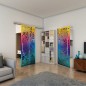 Glasschiebetür SLIM-LINE - Fineprint Modell 177 Verlauf auf Grauglas Glasschiebetür SLIM-LINE - Fineprint Modell 177 Verlauf auf Grauglas