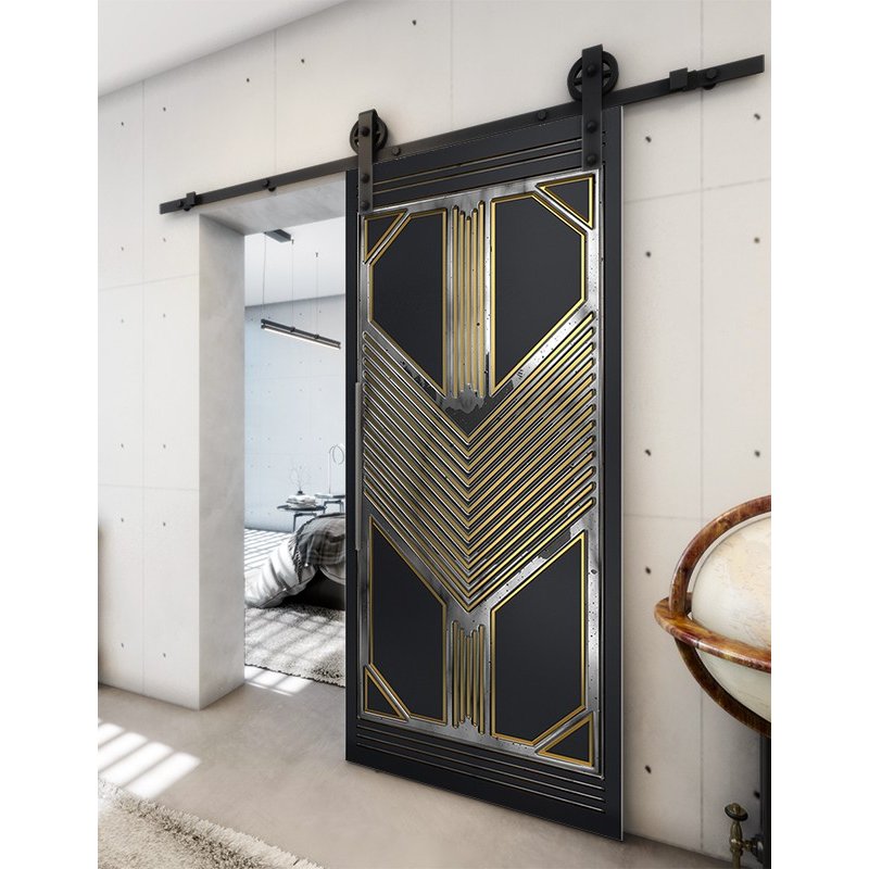 Holzschiebetür Barn-Line - Holz-Mix Model 1048 Holzschiebetür Barn-Line - Holz-Mix Model 1048