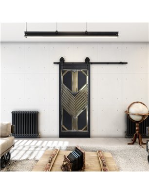 Holzschiebetür Barn-Line - Holz-Mix  Model 1048