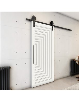 Holzschiebetür Barn-Line - Weiss  Model 1001