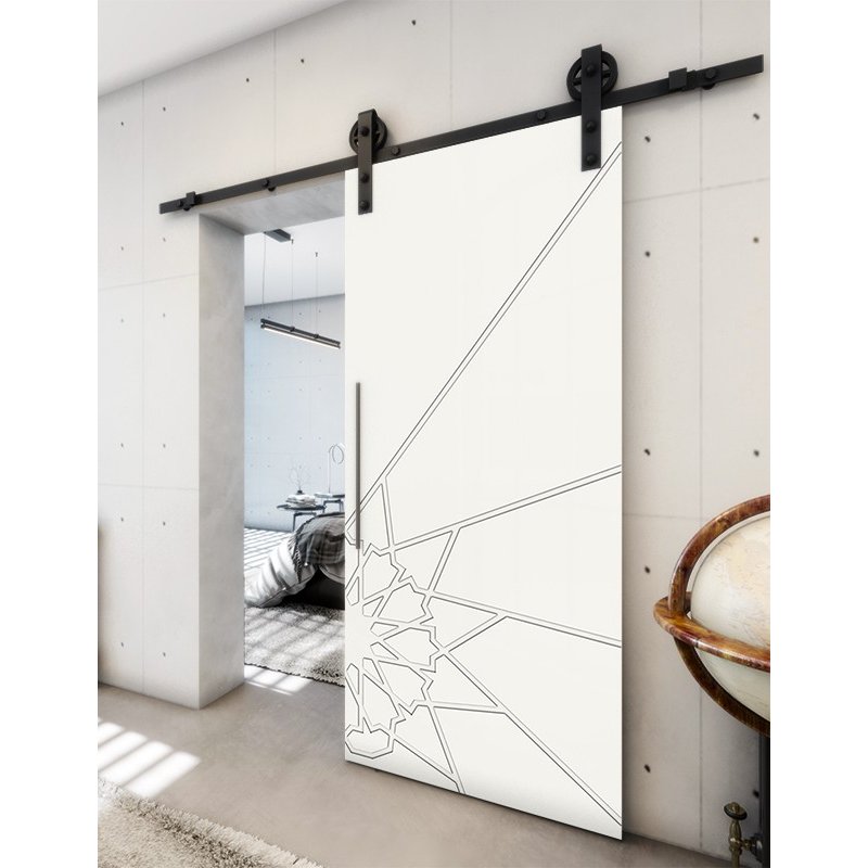 Holzschiebetür Barn-Line - Weiss Model 1068 Holzschiebetür Barn-Line - Weiss Model 1068
