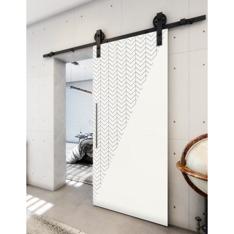 Holzschiebetür Barn-Line - Weiss Model 1078 Holzschiebetür Barn-Line - Weiss Model 1078