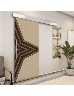 Holzschiebetür Eco-Line - Holz-Mix  Model 1083