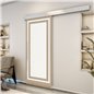 Holzschiebetür Eco-Line - Eiche und Weiss  Model 1041