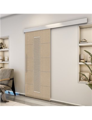 Holzschiebetür Eco-Line - Eiche und Weiss  Model 1067