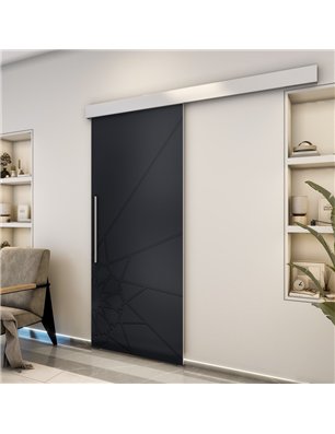 Holzschiebetür Eco-Line - Schwarz  Model 1068