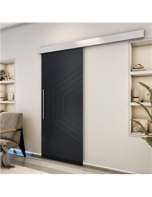 Holzschiebetür Eco-Line - Schwarz  Model 1072