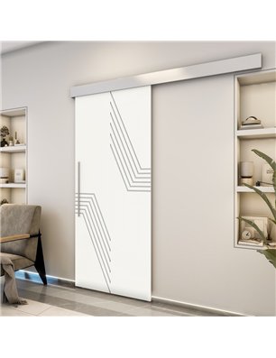 Holzschiebetür Eco-Line - Weiss  Model 1060