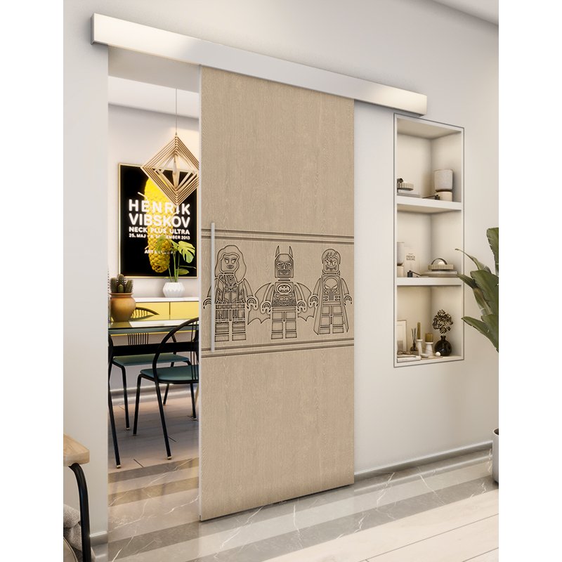 Holzschiebetür Eco-Line - Eiche Model 1063 Holzschiebetür Eco-Line - Eiche Model 1063