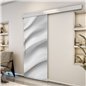 Holzschiebetür Eco-Line - Weiss 3D  Model 1020