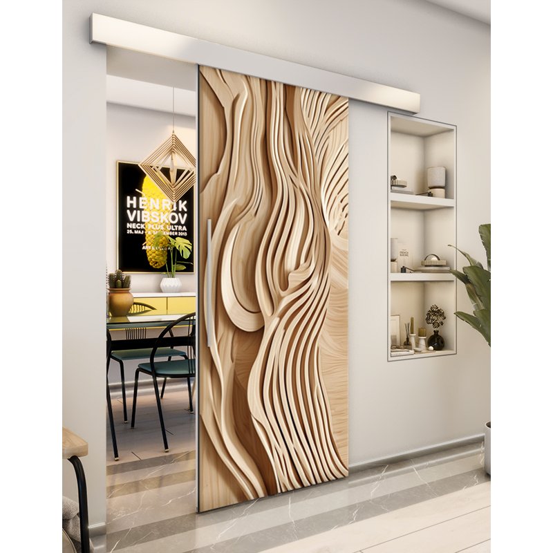 Holzschiebetür Eco-Line - Holzkunst Model 1018 Holzschiebetür Eco-Line - Holzkunst Model 1018