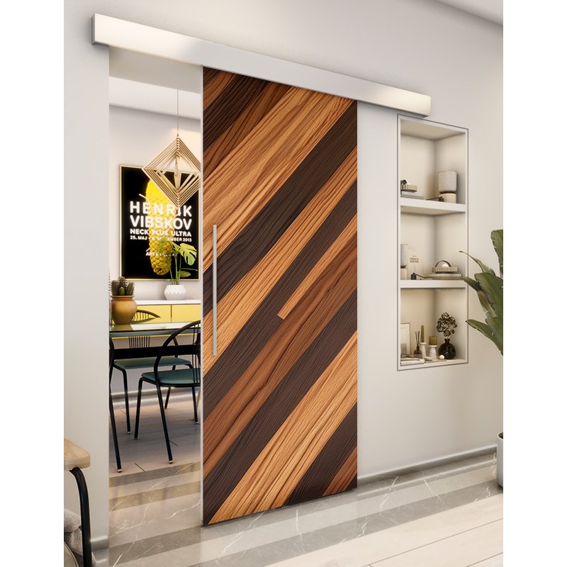 Holzschiebetür Eco-Line - Holzkunst Model 1058 Holzschiebetür Eco-Line - Holzkunst Model 1058