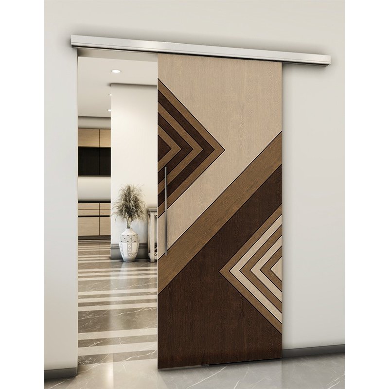 Holzschiebetür Slim-Line - Holz-Mix Model 1010 Holzschiebetür Slim-Line - Holz-Mix Model 1010