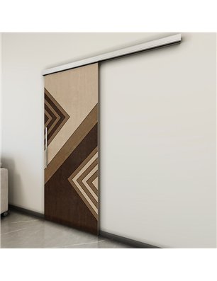 Holzschiebetür Slim-Line - Holz-Mix  Model 1010