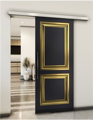 Holzschiebetür Slim-Line - Holz-Mix  Model 1023