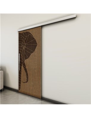 Holzschiebetür Slim-Line - Holz-Mix  Model 1062