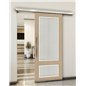 Holzschiebetür Slim-Line - Eiche und Weiss Model 1006 Holzschiebetür Slim-Line - Eiche und Weiss Model 1006