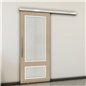 Holzschiebetür Slim-Line - Eiche und Weiss Model 1006 Holzschiebetür Slim-Line - Eiche und Weiss Model 1006