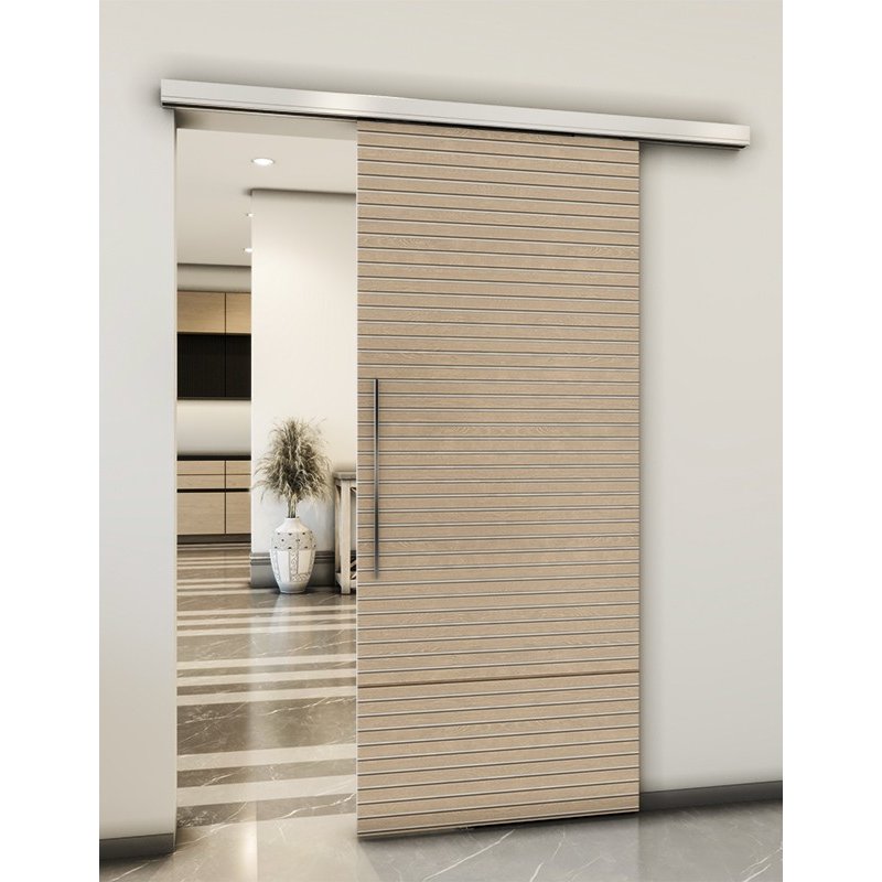 Holzschiebetür Slim-Line - Eiche und Weiss Model 1014 Holzschiebetür Slim-Line - Eiche und Weiss Model 1014