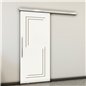 Holzschiebetür Slim-Line - Eiche und Weiss  Model 1065