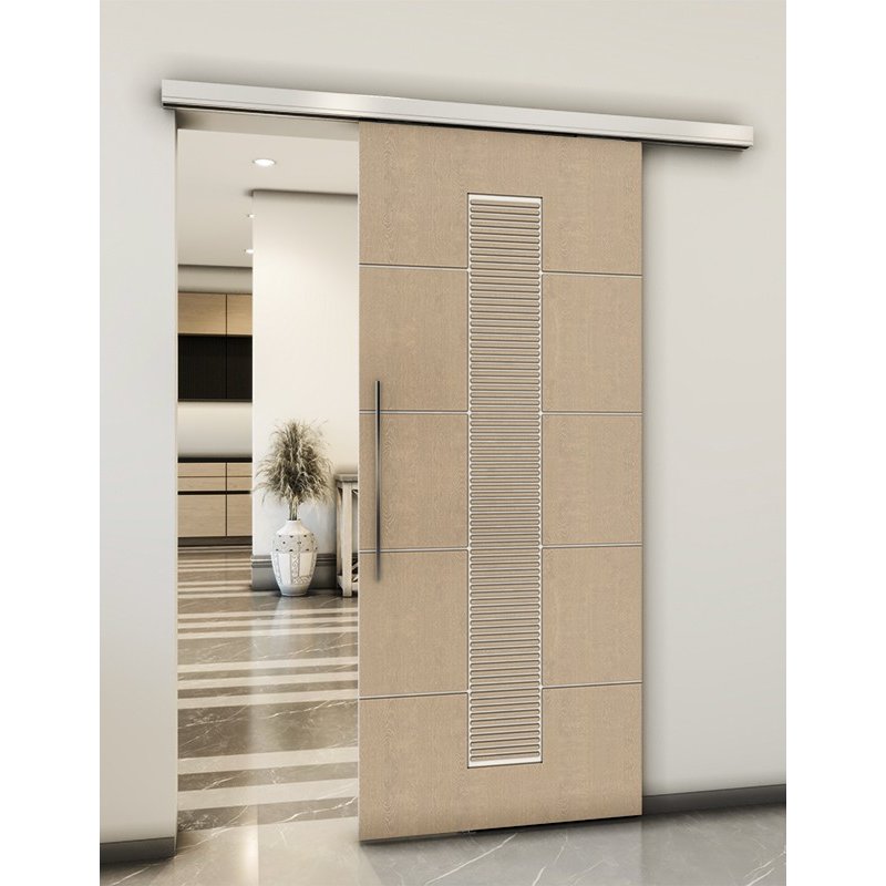 Holzschiebetür Slim-Line - Eiche und Weiss Model 1067 Holzschiebetür Slim-Line - Eiche und Weiss Model 1067