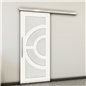 Holzschiebetür Slim-Line - Weiss Model 1051 Holzschiebetür Slim-Line - Weiss Model 1051