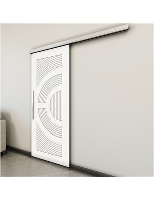 Holzschiebetür Slim-Line - Weiss  Model 1051