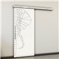 Holzschiebetür Slim-Line - Weiss Model 1062 Holzschiebetür Slim-Line - Weiss Model 1062