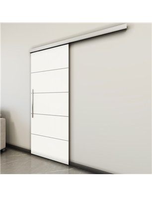 Holzschiebetür Slim-Line - Weiss  Model 1066