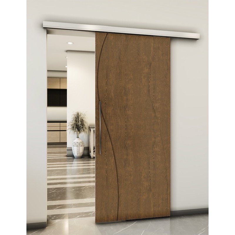 Holzschiebetür Slim-Line - Nussbaum Model 1064 Holzschiebetür Slim-Line - Nussbaum Model 1064