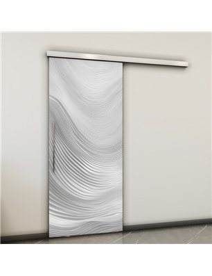 Holzschiebetür Slim-Line - Weiss 3D  Model 1024