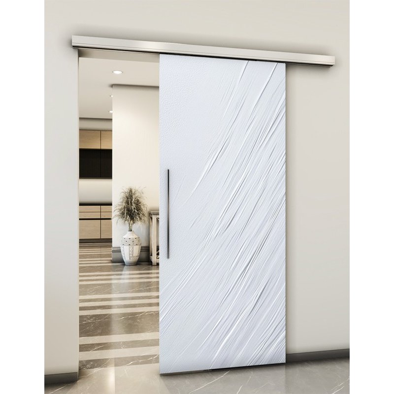 Holzschiebetür Slim-Line - Weiss 3D Model 1029 Holzschiebetür Slim-Line - Weiss 3D Model 1029