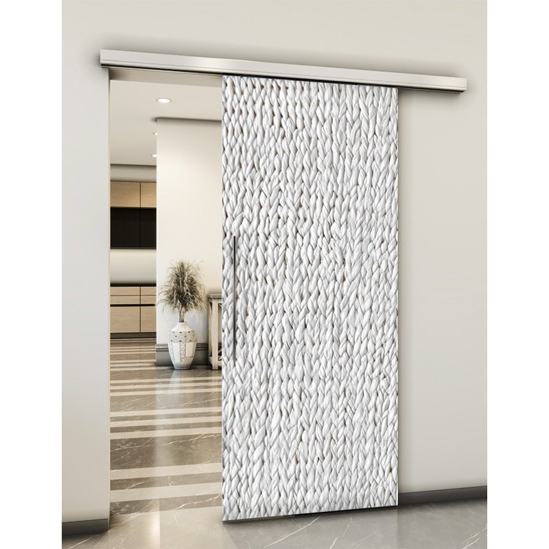 Holzschiebetür Slim-Line - Weiss 3D Model 1030 Holzschiebetür Slim-Line - Weiss 3D Model 1030