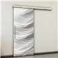 Holzschiebetür Slim-Line - Weiss 3D  Model 1036