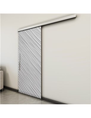 Holzschiebetür Slim-Line - Weiss 3D  Model 1040
