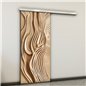 Holzschiebetür Slim-Line - Holzkunst  Model 1018