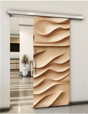 Holzschiebetür Slim-Line - Holzkunst  Model 1021