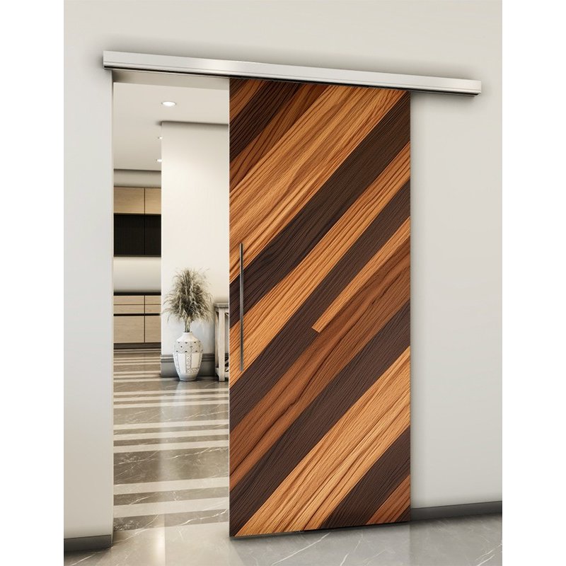 Holzschiebetür Slim-Line - Holzkunst Model 1058 Holzschiebetür Slim-Line - Holzkunst Model 1058