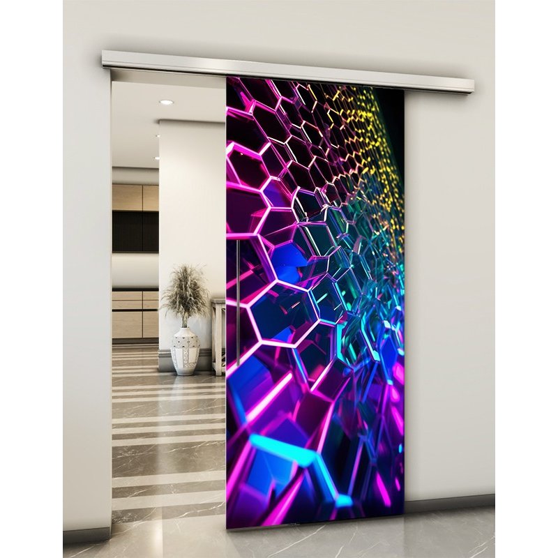 Holzschiebetür Slim-Line - Geometrie Model 1007 Holzschiebetür Slim-Line - Geometrie Model 1007