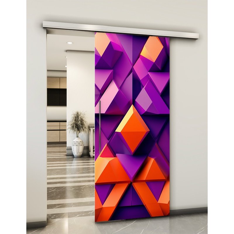 Holzschiebetür Slim-Line - Geometrie Model 1018 Holzschiebetür Slim-Line - Geometrie Model 1018