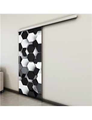 Holzschiebetür Slim-Line - Geometrie  Model 1037