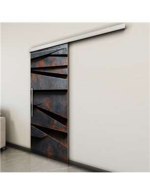 Holzschiebetür Slim-Line - Industrie  Model 1037
