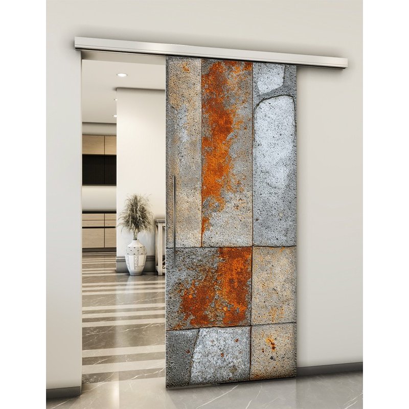 Holzschiebetür Slim-Line - Beton und Stein Model 1044 Holzschiebetür Slim-Line - Beton und Stein Model 1044