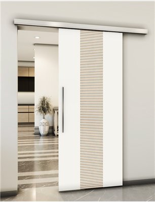 Holzschiebetür Slim-Line - Design-Linien  Model 1026