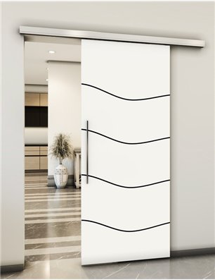 Holzschiebetür Slim-Line - Design-Linien  Model 1061