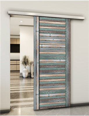 Holzschiebetür Slim-Line - Country  Model 1013