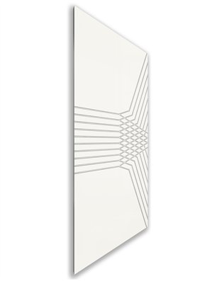 Holzschiebetür Nur Türblatt - Weiss  Model 1085
